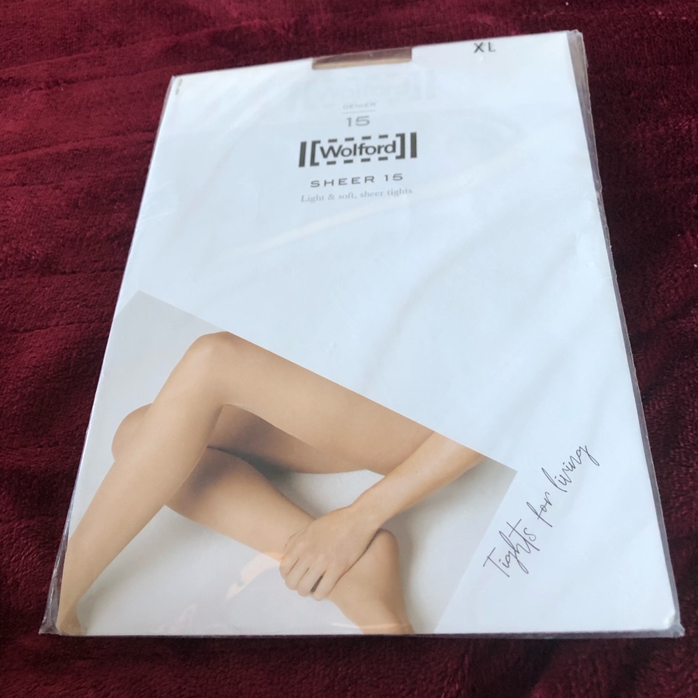 Wolford sheer 15 tights